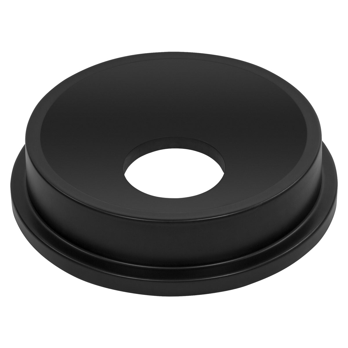 Tapa de Basurero Tipo Embudo Color Negro de 32 Galones