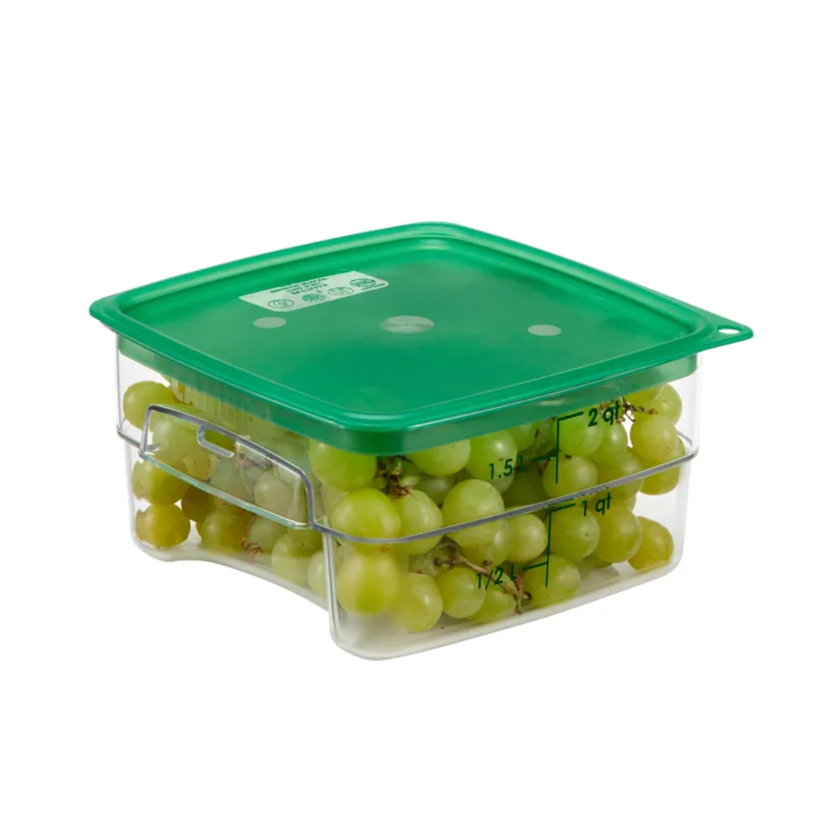 Tapa Verde para Recipiente Cuadrado de 2 y 4 qt 