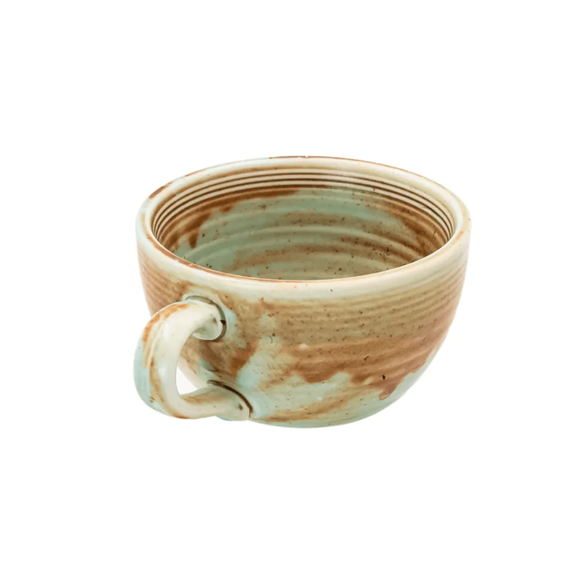 Taza de 250 ml Coral de Porcelana Contiene 6 Piezas