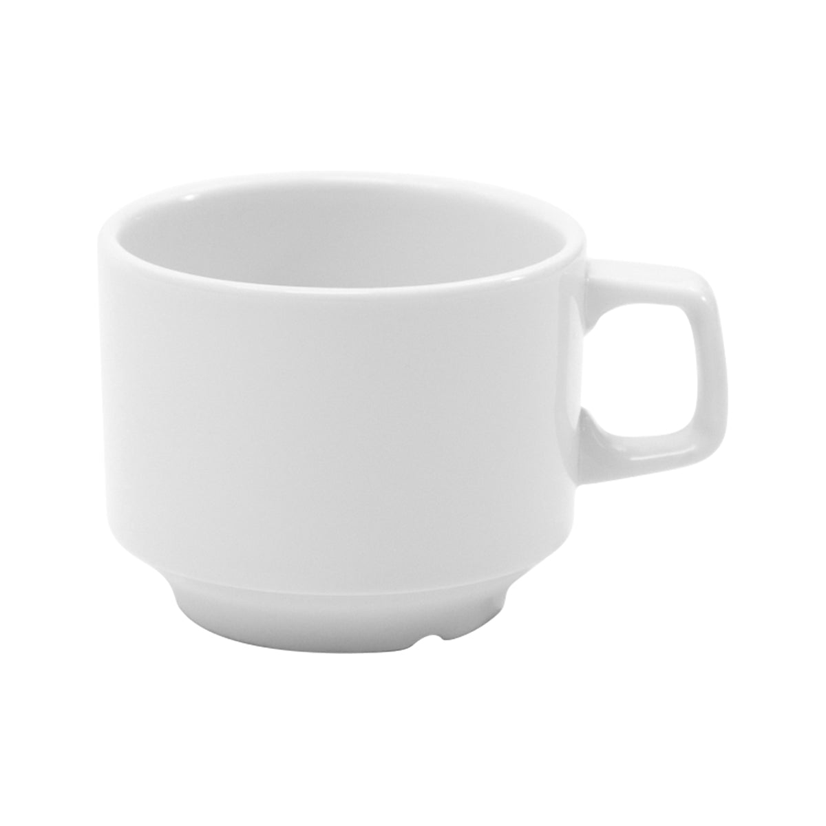 Taza para Café de 250 cc Frigorífico de Porcelana Blanca