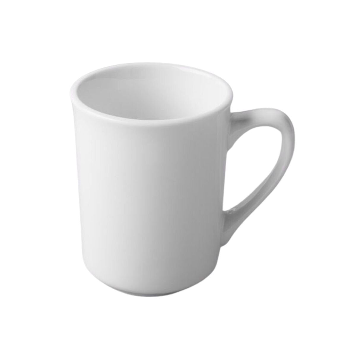 Taza Mug de 251 ml Rolled ERdge de Porcelana Blanca