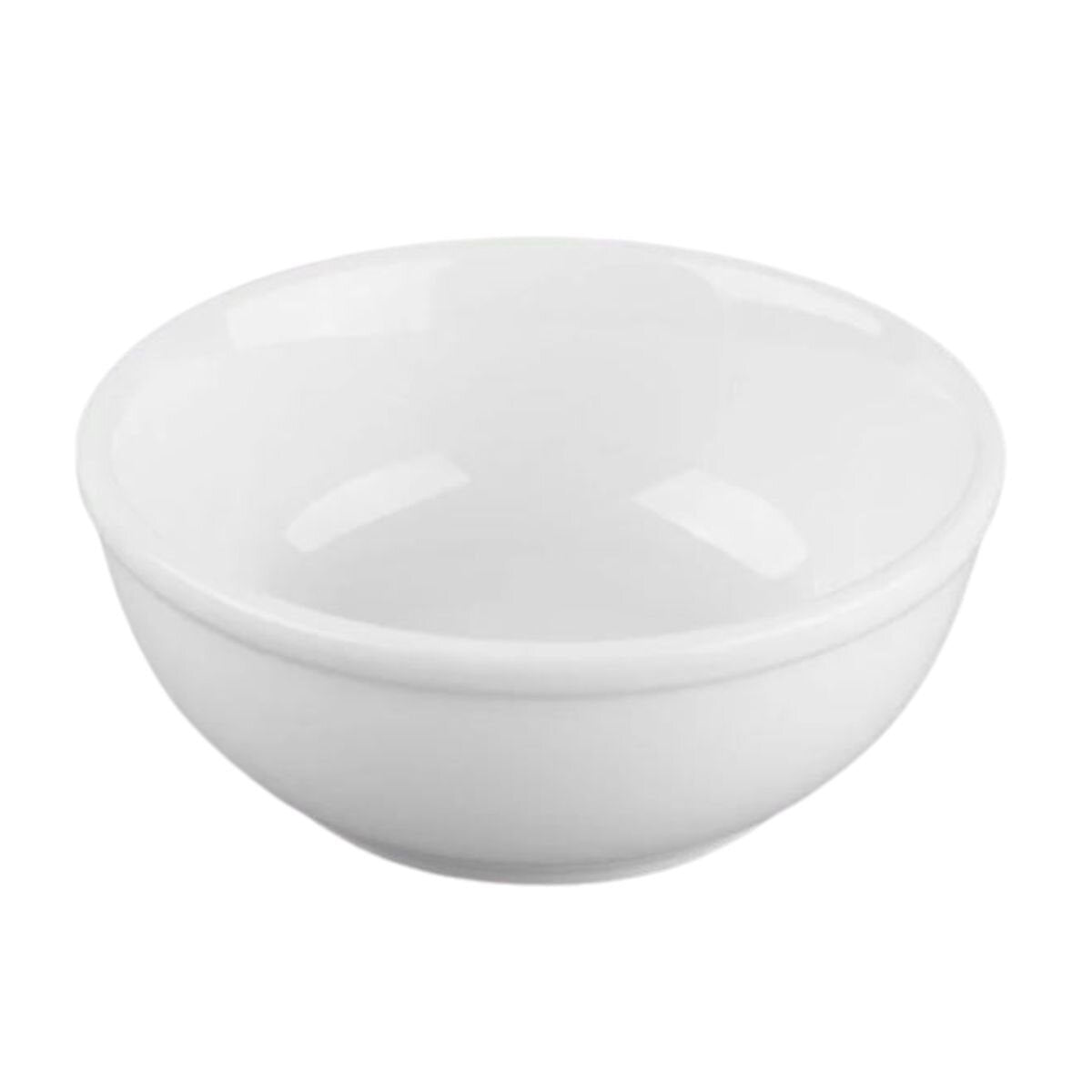 Tazón para Cereal de 295 ml Rolled Edge de Porcelana Blanca