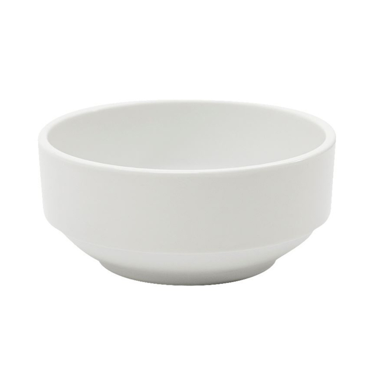 Tazón Embrocable de 12 cm de Porcelana Blanca con 12 Piezas