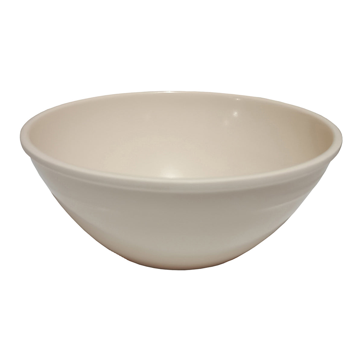 Tazón Sopero de 614 ml de Melamina Beige con 24 Piezas