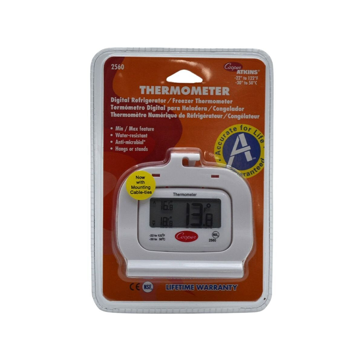 Termómetro Digital para Refrigerador / Congelador de -30 a 50° C