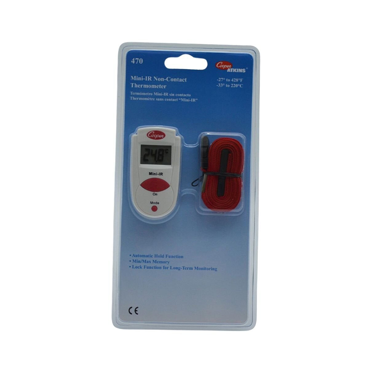 Termómetro Mini Infrarrojo 1:1 de -27 / 428° F