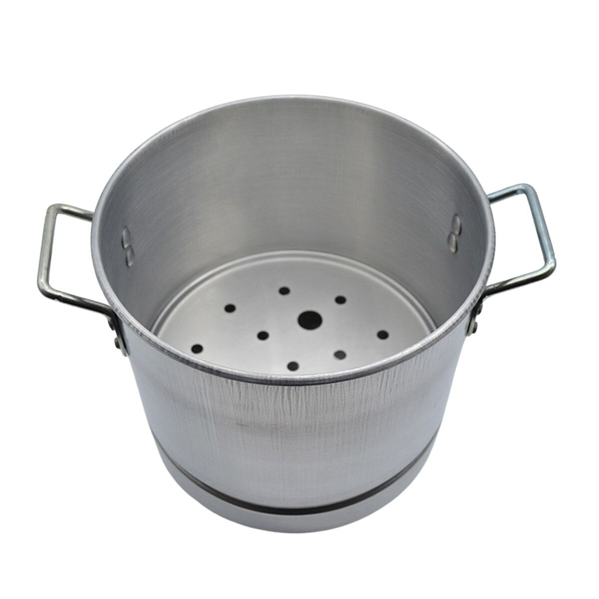 Vaporera de Aluminio 11 lt con Tapa #24 24 x 21 cm