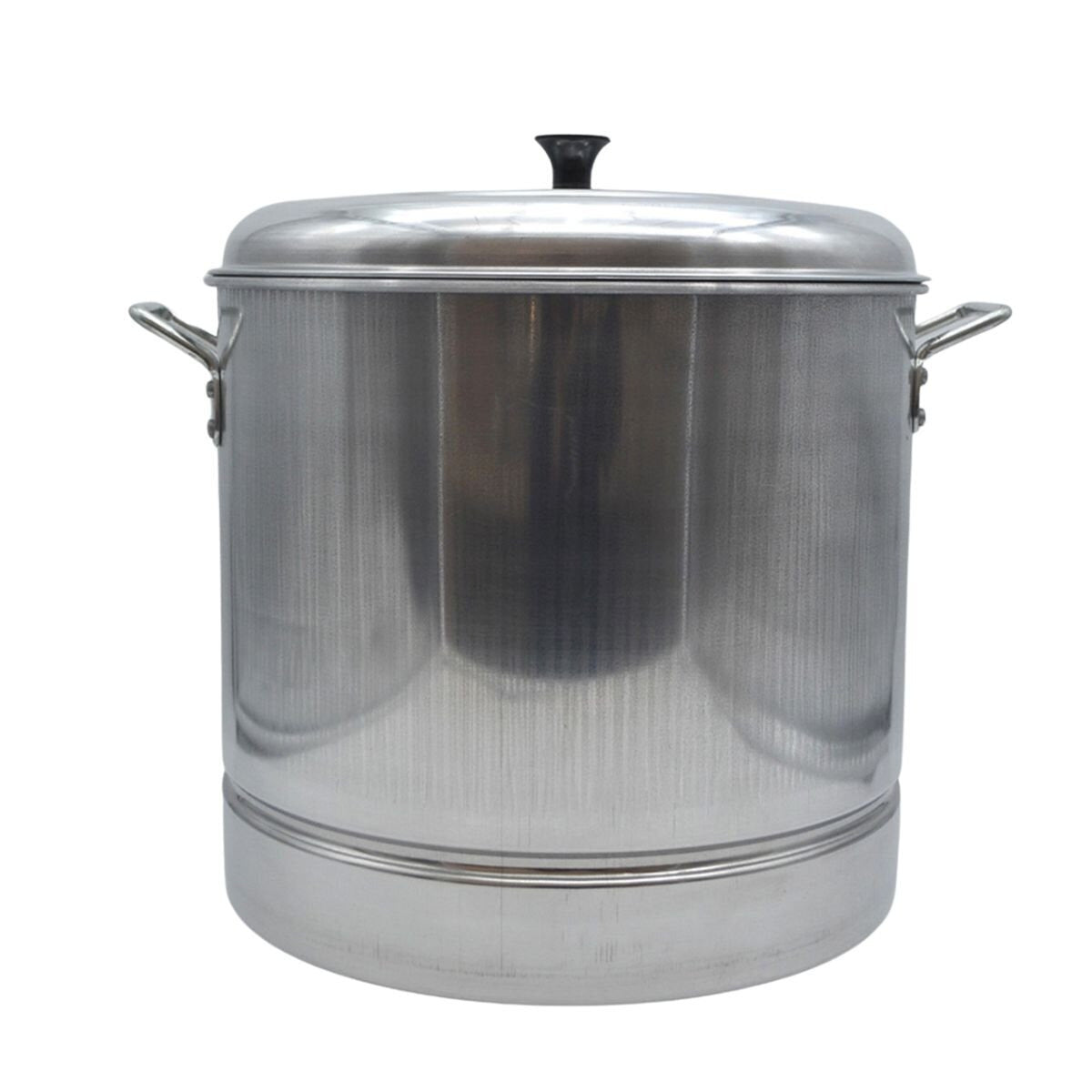 Vaporera de Aluminio 33 lt con Tapa #34 34 x30 cm