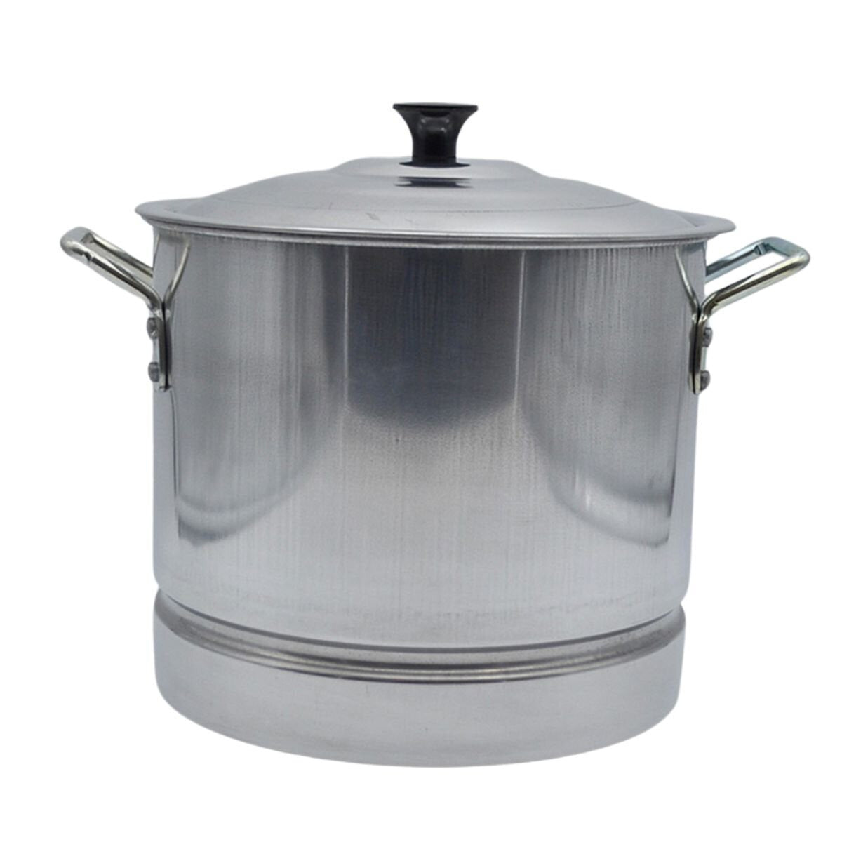 Vaporera de Aluminio 8 lt con Tapa #22 22 x 18 cm