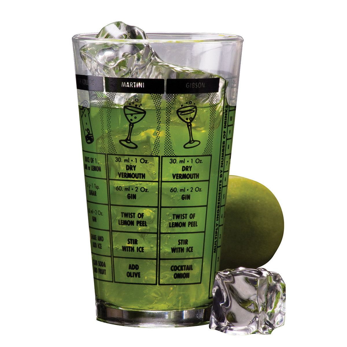 Vaso Medidor de Cristal para Bar