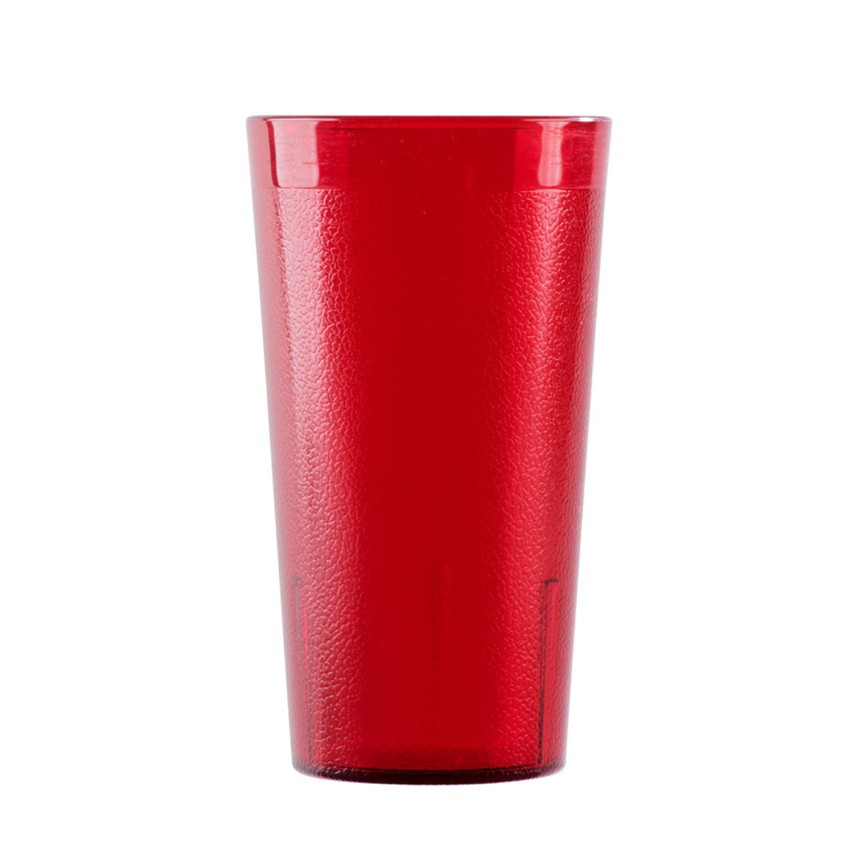 Vaso de Plástico Jaspeado 16 oz Rojo Contiene 12 Piezas